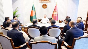 প্রধানমন্ত্রীর সঙ্গে বিজিএমইএ ও বিকেএমইএ নেতৃবৃন্দের সাক্ষাৎ