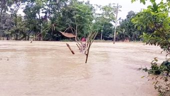 পাহাড়ি ঢলে বাড়ছে পানি, প্লাবিত হচ্ছে নিম্নাঞ্চল