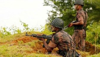 সিলেট সীমান্তে বিএসএফের গুলির জবাবে বিজিবির পাল্টা গুলি