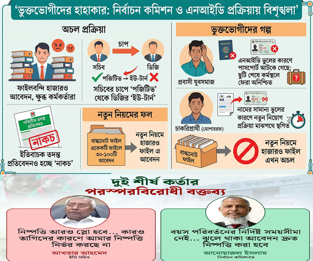 এনআইডি খেলা চলবে কত কতকাল ? স্বপ্নভঙ্গের ঝুঁকিতে প্রবাসী-যুবসমাজ