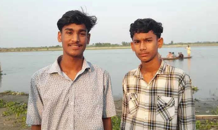 লালমনিরহাটের ধরলা নদীতে গোসল করতে নেমে আপন দুই ভাই নিখোঁজ