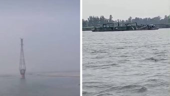 যমুনায় ফের বালু মাফিয়া চক্র জাতীয় গ্রিড সংলগ্ন এলাকায় অবৈধ বালু উত্তোলন