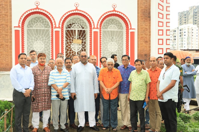 সিলেটের চালিবন্দর মহাশ্মশানের উন্নয়নে সহযোগিতার আশ্বাস সিসিক প্রশাসকের